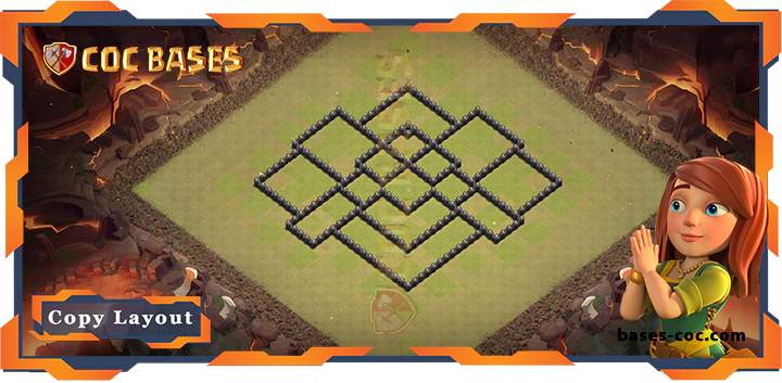Town Hall 8 Base#323