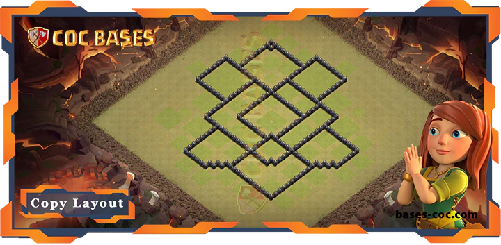Town Hall 8 Base#276