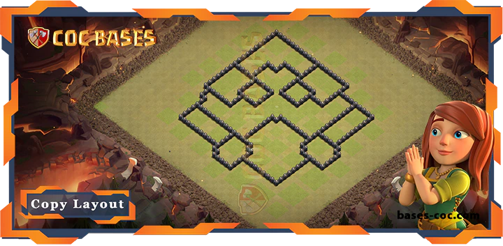 Town Hall 8 Base#277