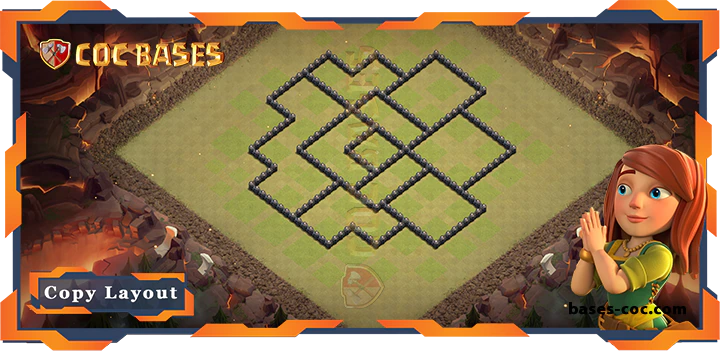 Town Hall 8 Base#336