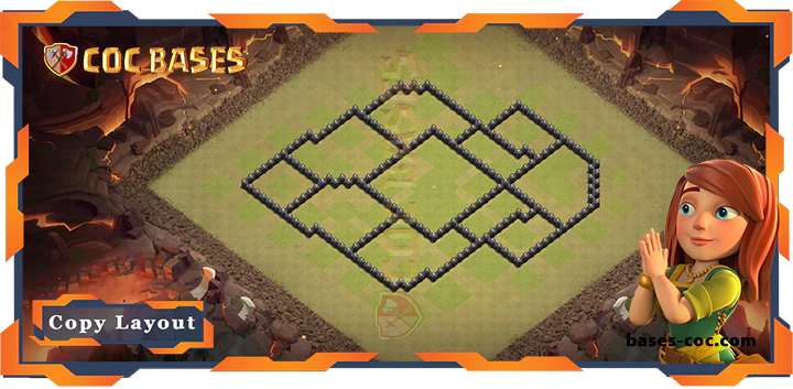 Town Hall 8 Base#266