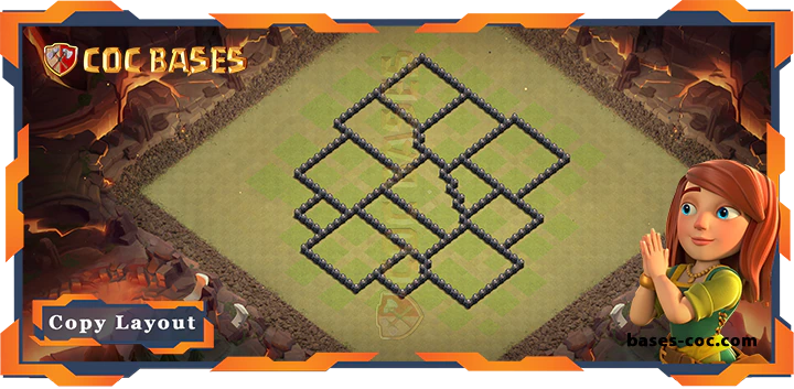 Town Hall 8 Base#272