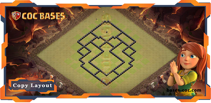 Town Hall 8 Base#346