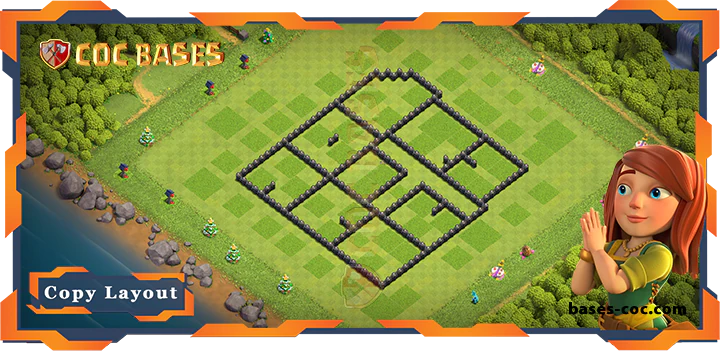 Town Hall 8 Base#177