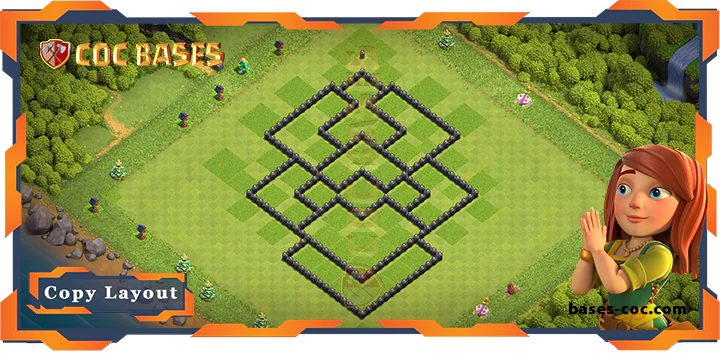 Town Hall 8 Base#201