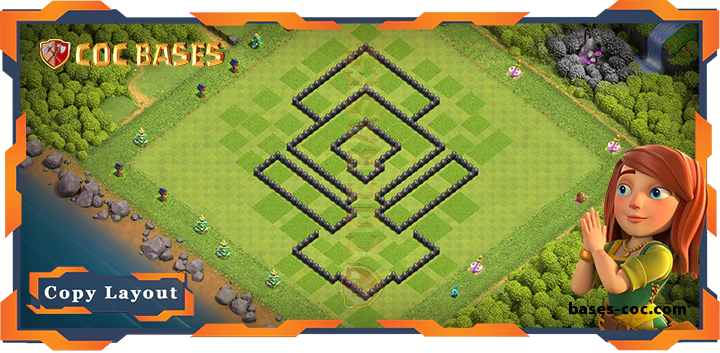 Town Hall 8 Base#253