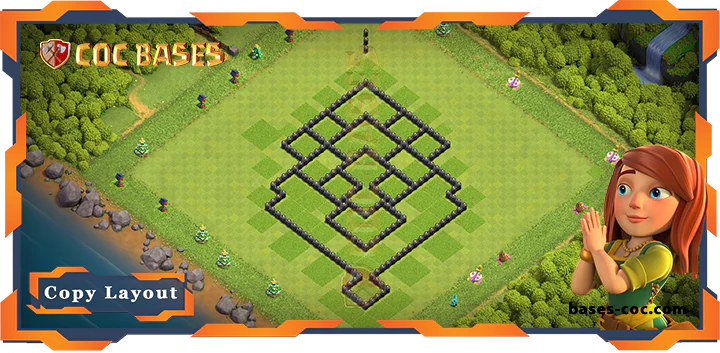 Town Hall 8 Base#200