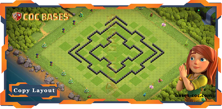 Town Hall 8 Base#215