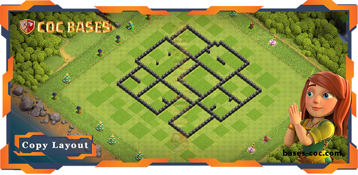 Town Hall 8 Base#208