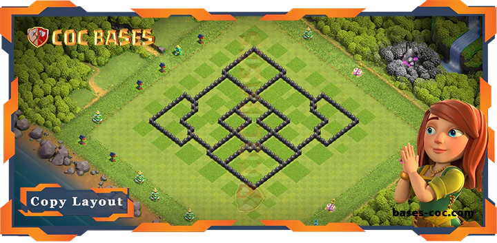 Town Hall 8 Base#299