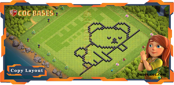 Town Hall 8 Base#174