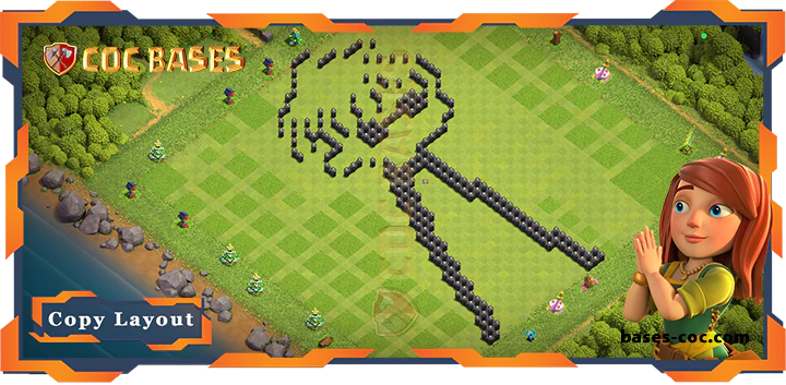 Town Hall 8 Base#228
