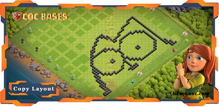 Town Hall 8 Base#248