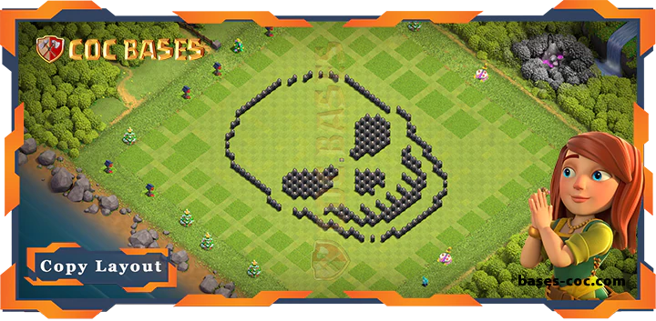 Town Hall 8 Base#258