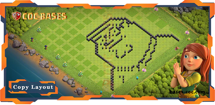Town Hall 8 Base#260