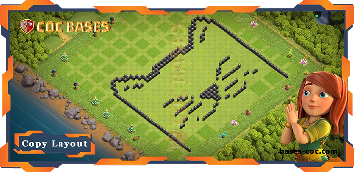 Town Hall 8 Base#236