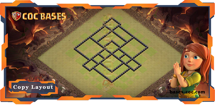 Town Hall 8 Base#307