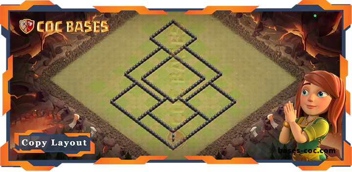 Town Hall 8 Base#223