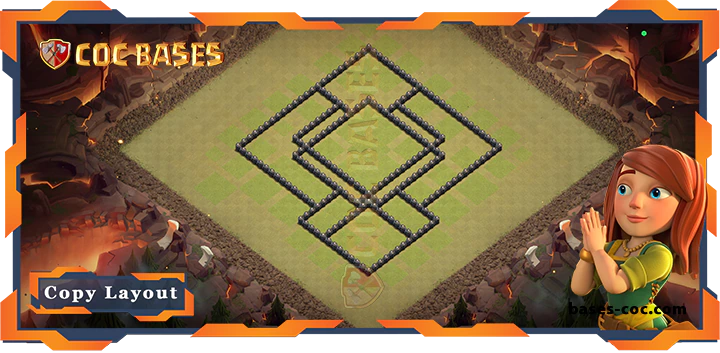 Town Hall 8 Base#232