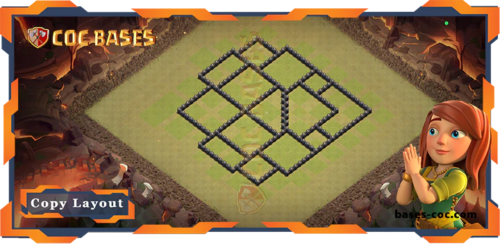 Town Hall 8 Base#237