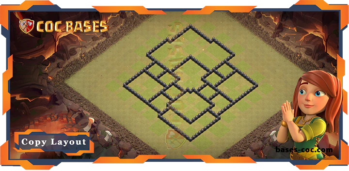 Town Hall 8 Base#297