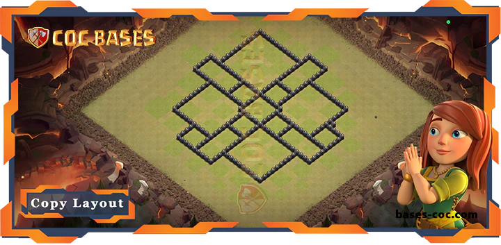 Town Hall 8 Base#225