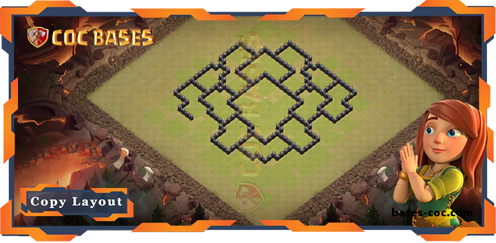 Town Hall 8 Base#172