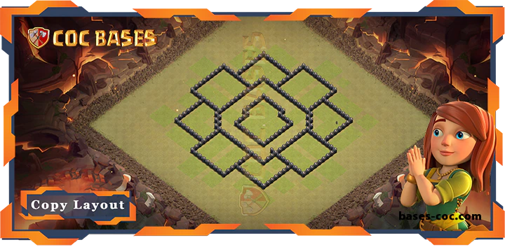 Town Hall 8 Base#188