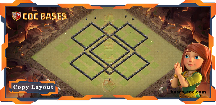 Town Hall 8 Base#205
