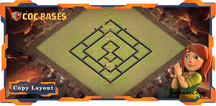 Town Hall 8 Base#199