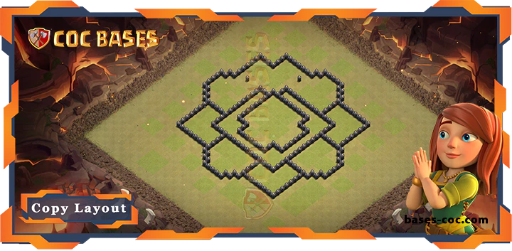 Town Hall 8 Base#207