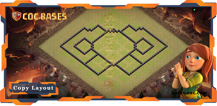 Town Hall 8 Base#256