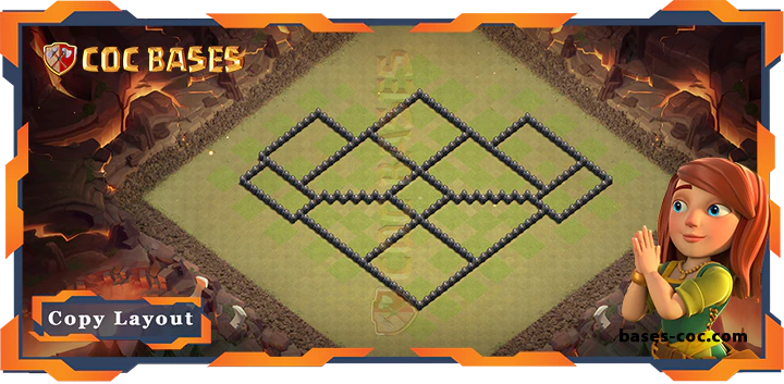 Town Hall 8 Base#296