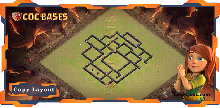 Town Hall 8 Base#216