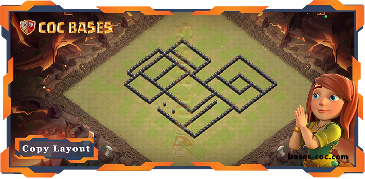 Town Hall 8 Base#211