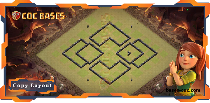 Town Hall 8 Base#217