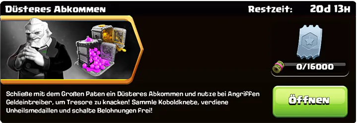 Düsteres Abkommen Medaille-evenement juni 2025 – Clash of Clans 2 Dusteres Abkommen Medaille Evenement 2025 – Clash of Clans