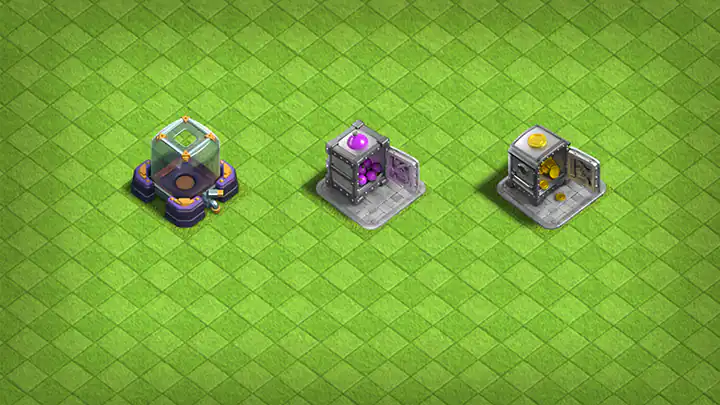 Dark Deal Medal Event June 2025 - Clash of Clans 6 Elixir Storages and Gold Storages changes to Vault