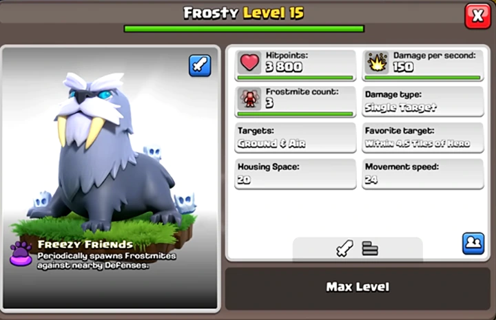 Juni-update 2025 is officieel uitgebracht in Clash of Clans 18 Frosty New Level 15
