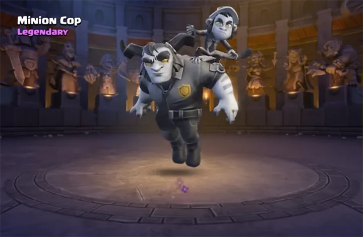 Clash of Clans June Season 2025 – Dark Days 61 Minion Cop - Minion Prince Legend Hero Skin for Season June 2025