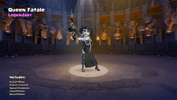 Clash of Clans June Season 2025 – Dark Days 57 Queen Fatale Scenery June 2025 clash of clans 03