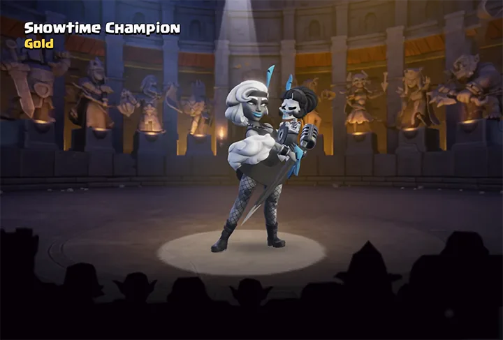 Clash of Clans June Season 2025 – Dark Days 60 Showtime Champion - Royal Champion Legend Hero Skin for Season June 2025