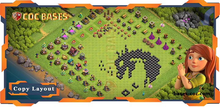 Top Troll Base TH8 with Link, Funny Layout - Clash of Clans (291) 10 Top Troll Base TH8 with Link, Funny Layout - Clash of Clans (291)