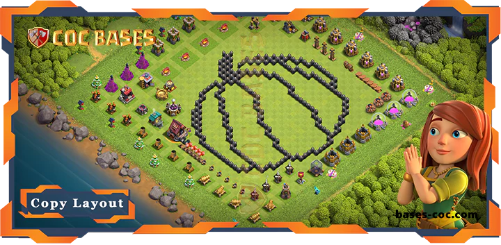 Top Troll Base TH8 with Link, Funny Layout - Clash of Clans (295) 6 Top Troll Base TH8 with Link, Funny Layout - Clash of Clans (295)