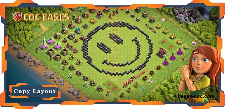 Top Troll Base TH8 with Link, Funny Layout - Clash of Clans (300) 1 Top Troll Base TH8 with Link, Funny Layout - Clash of Clans (300)