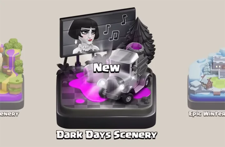 Clash of Clans June Season 2025 – Dark Days 45 dark day scenery 01 - Season June 2025