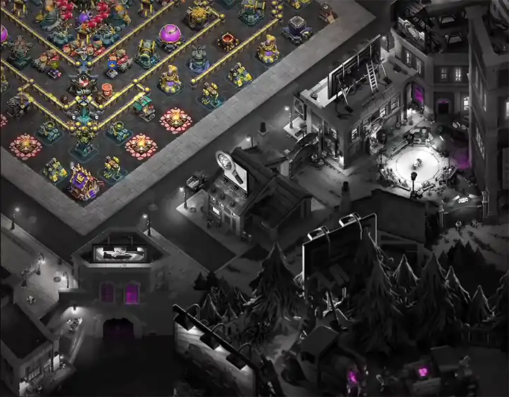 Clash of Clans June Season 2025 – Dark Days 50 dark day scenery 06- Season June 2025