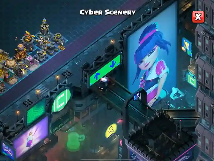 Clash of Clans Сезон июля 2025 – Кибер-Clash 46 Cyber Scenery - 02
