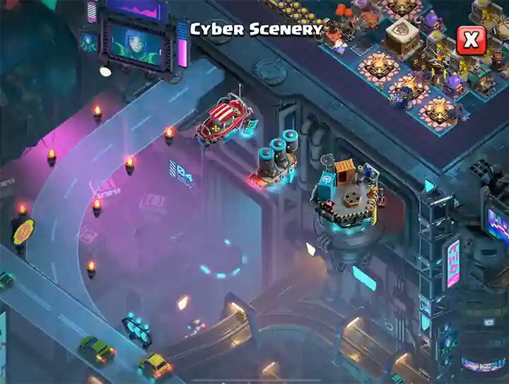 Clash of Clans Сезон июля 2025 – Кибер-Clash 49 Cyber Scenery - 05