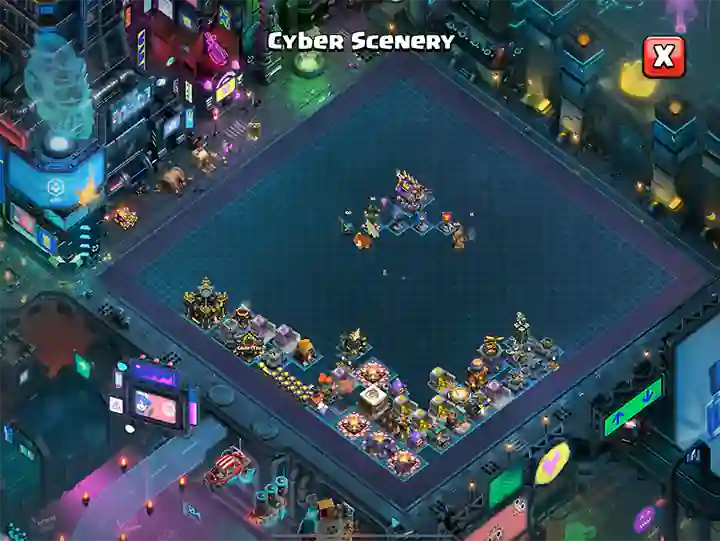 Clash of Clans Сезон июля 2025 – Кибер-Clash 56 Cyber Scenery - 12